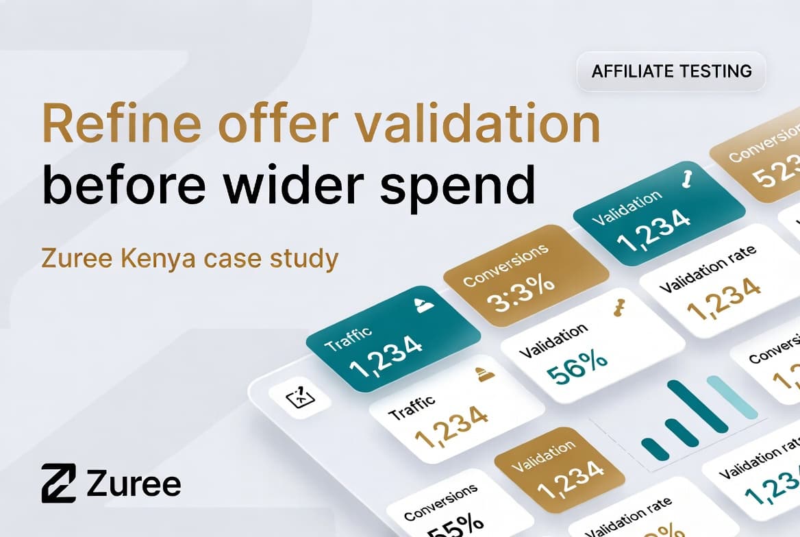 Refine offer validation before wider spend